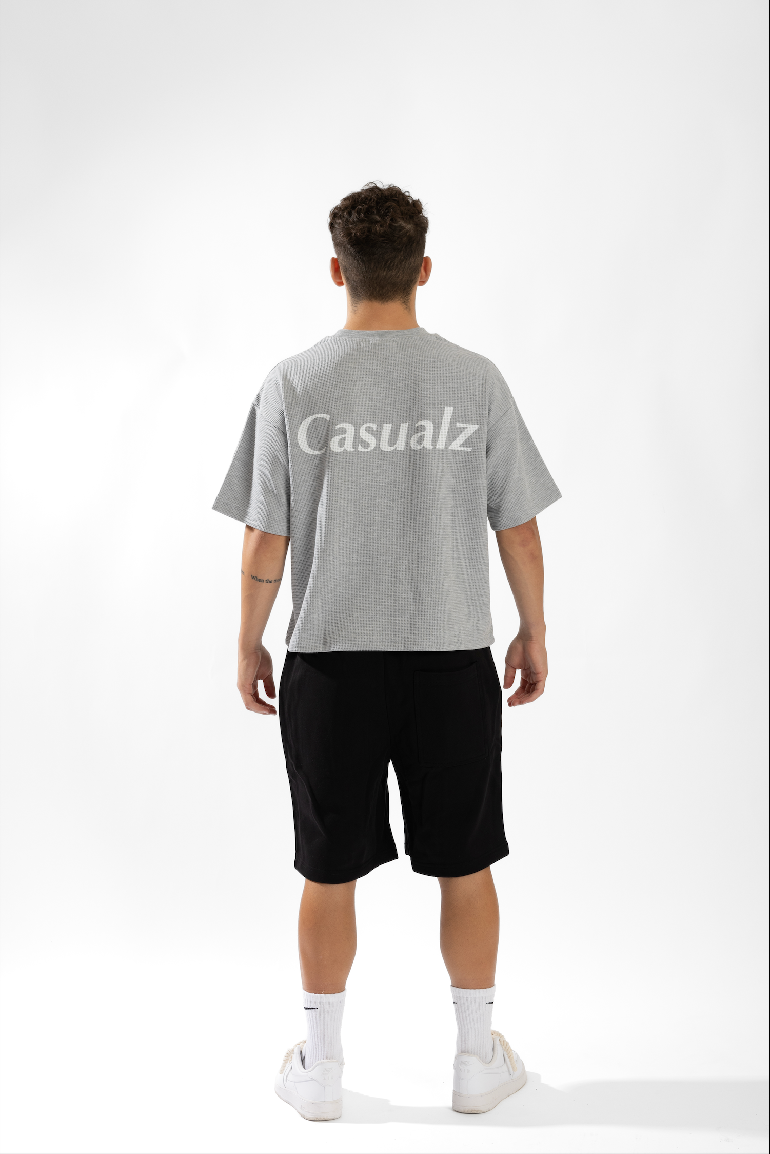 CASUALZ WAFFLE KNIT - Grey
