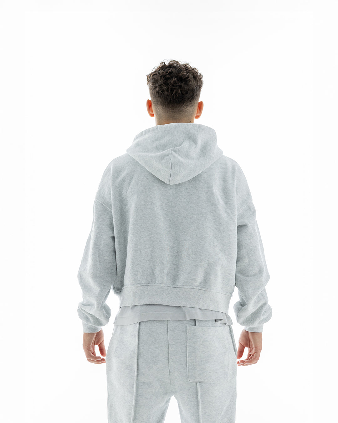 CASUALZ - Grey Zip Up Hoodie