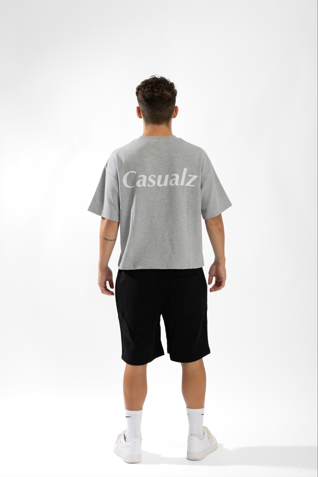 CASUALZ WAFFLE KNIT - Grey