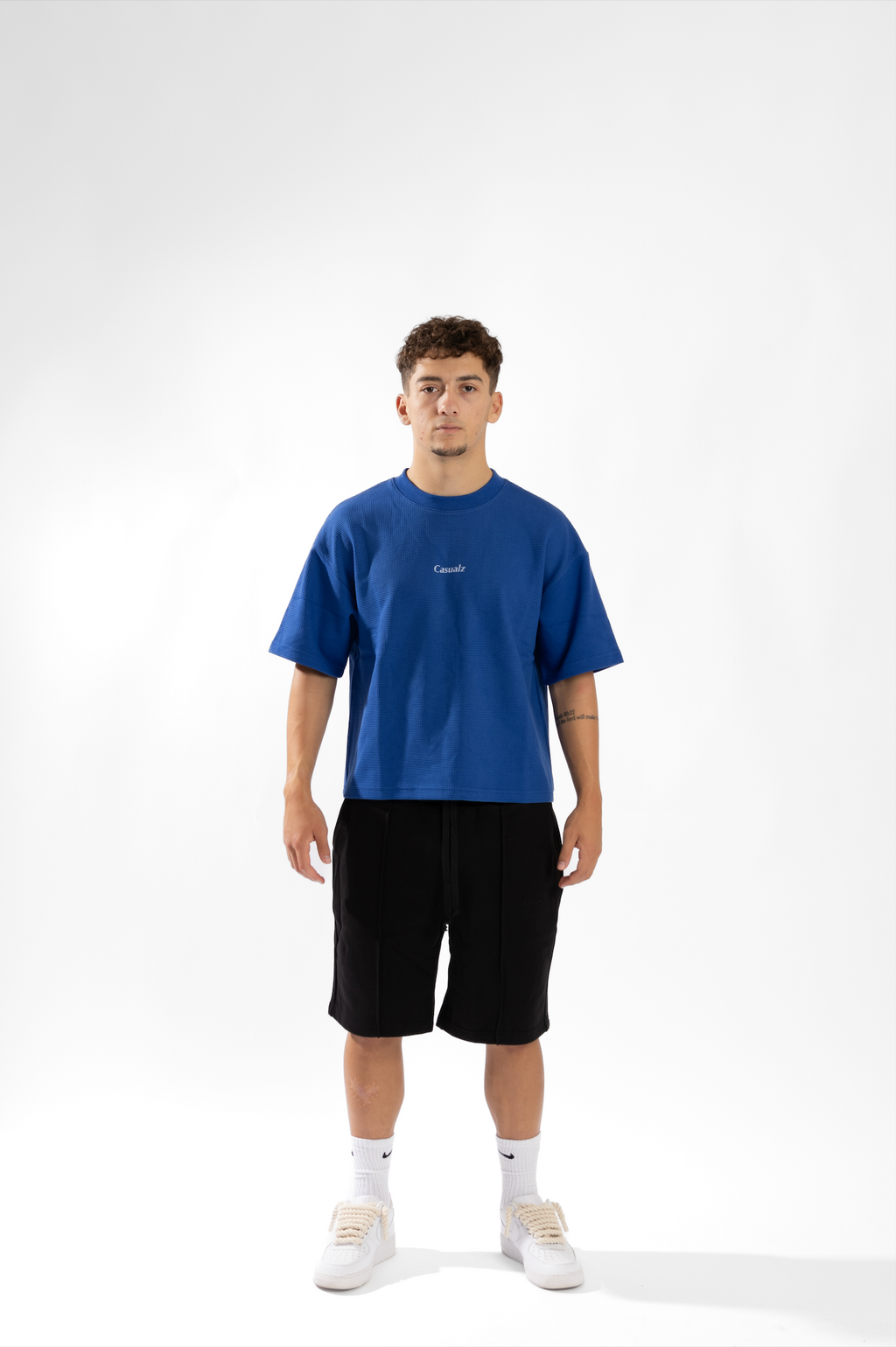 CASUALZ WAFFLE KNIT - Blue