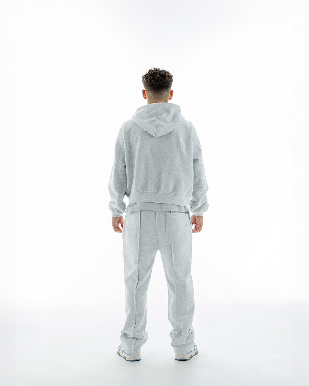CASUALZ - Grey Zip Up Hoodie