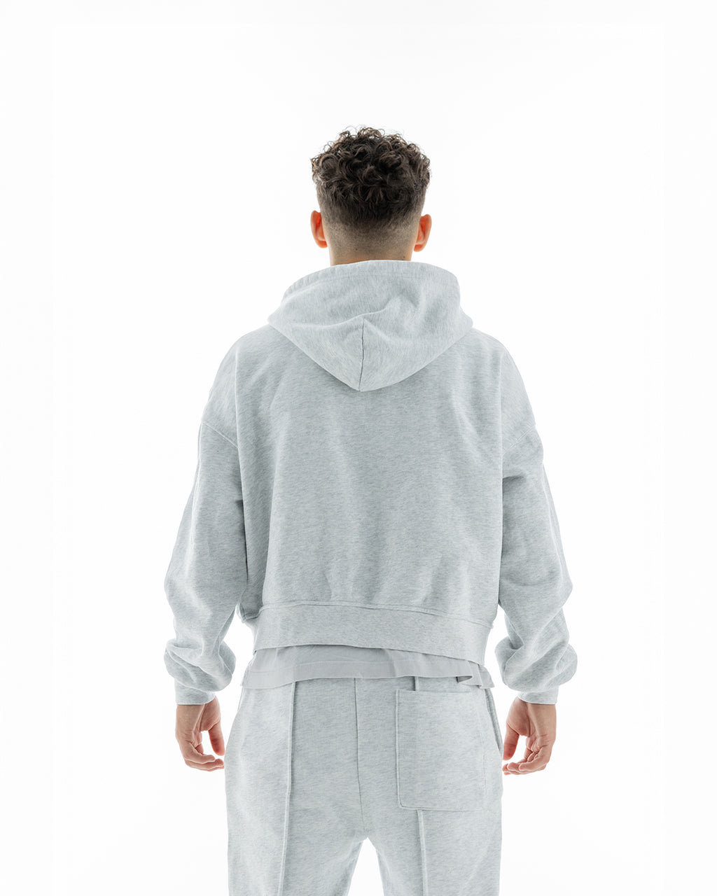 CASUALZ - Grey Zip Up Hoodie